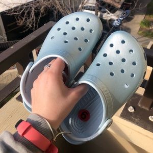 Metallic Crocs NWT